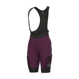 ALÉ pantalones cortos de tirantes - STONES CARGO - púrpura