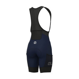 ALÉ pantalones cortos de tirantes - OFF ROAD - GRAVEL STONES CARGO - azul