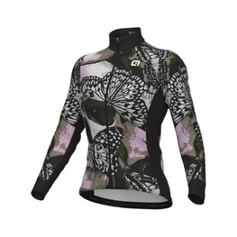 ALÉ maillot de invierno de manga larga - FALENA PR-E - negro/blanco/rosa/marrón