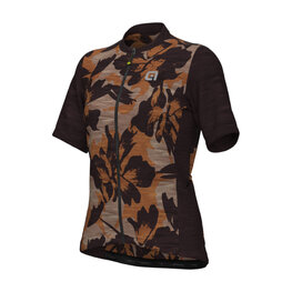 ALÉ jersey de manga corta - OFF ROAD - GRAVEL SUNRISE - marrón