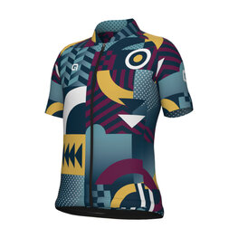 ALÉ jersey de manga corta - KID GAMES - púrpura/turquesa/amarillo