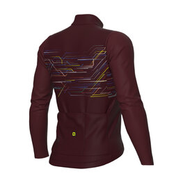 ALÉ maillot de invierno de manga larga - PR-E MEGABYTE - granate