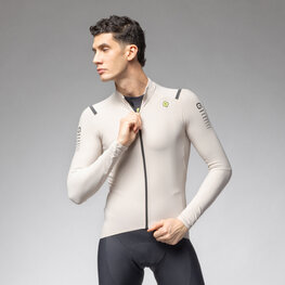 ALÉ maillot de invierno de manga larga - WARM RACE - marfil