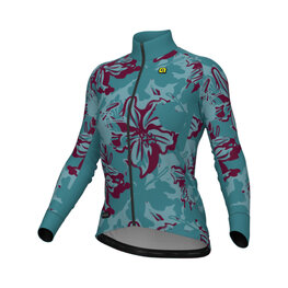 ALÉ maillot de invierno de manga larga - PR-E FLOWER - turquesa