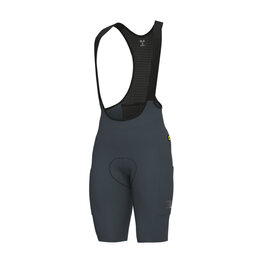 ALÉ pantalones cortos de tirantes - GRAVEL-PRO OFF ROAD - GRAVEL - gris