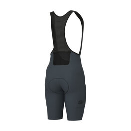 ALÉ pantalones cortos de tirantes - GRAVEL-PRO OFF ROAD - GRAVEL - gris