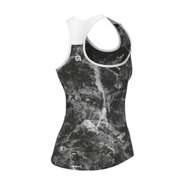 ALÉ maillot sin mangas - MARBLE PRAGMA - negro/blanco