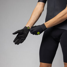 ALÉ guantes de dedos largos - SPINTA - negro