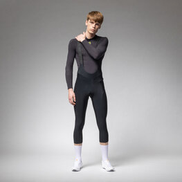 ALÉ pantalones largos con tirantes - PRAGMA WINTER 2.0 - negro