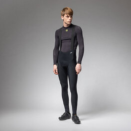 ALÉ pantalones largos con tirantes - R-EV1 CLIMA WARM PLUS 2.0 - negro