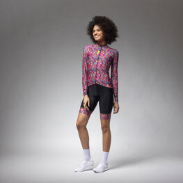 ALÉ maillot de invierno de manga larga - PRAGMA FLOWERY LADY - rosa/multicolor