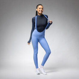 ALÉ pantalones largos con tirantes - KLIMATIK K-ATMO 3.0 - azul claro