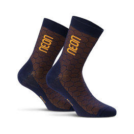 NEON calcetines clásicos - NEON 3D - naranja/azul