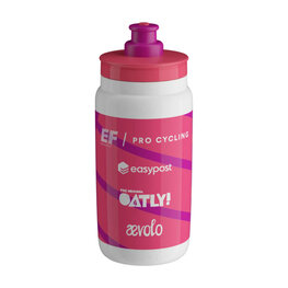 ELITE botella de agua - FLY 550 TEAM EF PRO CYCLING CANNONDALE 2025 - rosa/blanco