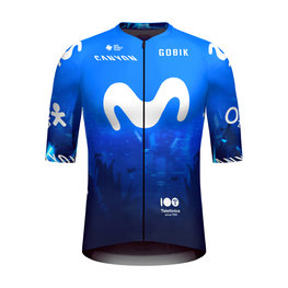 GOBIK jersey de manga corta - INFINITY MOVISTAR TEAM 2024 - azul/blanco