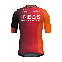 GOBIK jersey de manga corta - ODYSSEY INEOS GRENADIERS 2025 - naranja/rojo