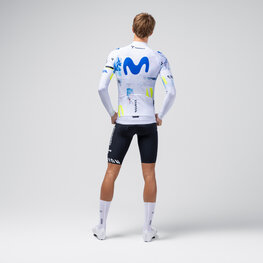 GOBIK maillot de verano de manga larga - HYDER MOVISTAR TEAM 26 - blanco
