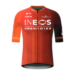 GOBIK jersey de manga corta - REACTIVE INEOS GRENADIERS 2024 - rojo/naranja