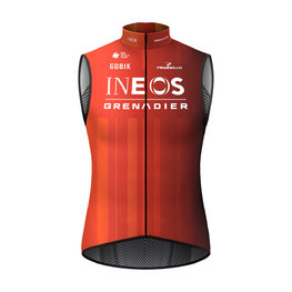 GOBIK chaleco - PLUS 2.0 INEOS GRENADIERS 2024 - rojo/naranja