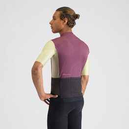 SPORTFUL jersey de manga corta - SUPERGIARA LOGO - granate/marfil