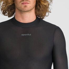 SPORTFUL camiseta de manga larga - WINTER LAYER TEE LS - negro