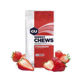 GU Nutrición - ENERGY CHEWS 60 g STRAWBERRY