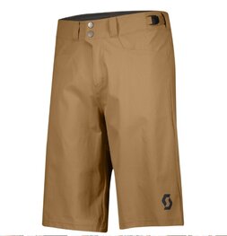 SCOTT pantalones cortos sin tirantes - TRAIL FLOW W/PAD - marrón