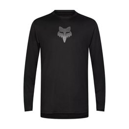 FOX maillot de verano de manga larga - RANGER LS HEAD - negro