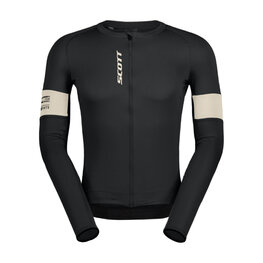 SCOTT maillot de verano de manga larga - ENDURANCE PRO - negro/blanco