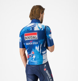 CASTELLI chaleco - PRO LIGHT WIND QUICK STEP 2025 - azul/rojo