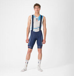 CASTELLI pantalones cortos de tirantes - COMPETIZIONE 2 QUICK STEP 2025 - azul