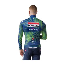 CASTELLI maillot de verano de manga larga - MID WEIGHT 2 LS TEAM SOUDAL QUICK-STEP 2026 - azul