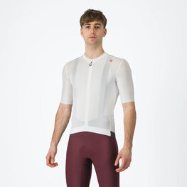 CASTELLI jersey de manga corta - ESPRESSO - blanco