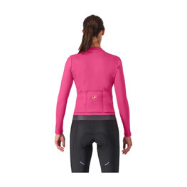 CASTELLI maillot de invierno de manga larga - ESPRESSO THERMAL W - rosa