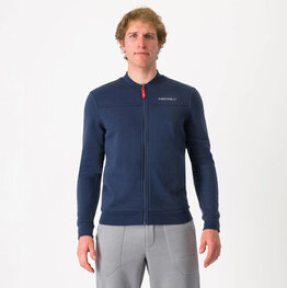 CASTELLI sudadera - CLASSICO TRACK - azul