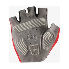 CASTELLI guantes de dedos cortos - ESPRESSO - rojo