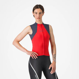 CASTELLI maillot sin mangas - SOLE - rojo/azul