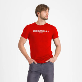 CASTELLI Camiseta de manga corta - CASTELLI '76 - rojo