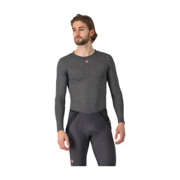 CASTELLI camiseta de manga larga - MEDIO BASE LAYER - gris