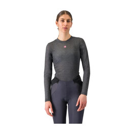 CASTELLI camiseta de manga larga - MEDIO BASE LAYER W - gris