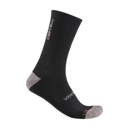CASTELLI calcetines clásicos - VENTI SOFT MERINO - negro
