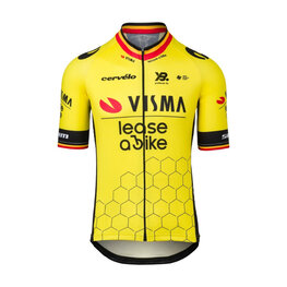 RAPIDGEAR jersey de manga corta - TEAM VISMA BELGIUM CHAMPION 2025 - amarillo