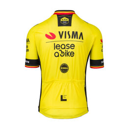 RAPIDGEAR jersey de manga corta - TEAM VISMA BELGIUM CHAMPION 2025 - amarillo