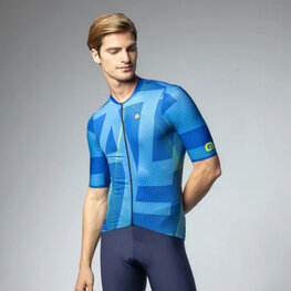 ALÉ jersey de manga corta - PR-E SYNERGY - azul