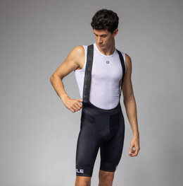 ALÉ pantalones cortos de tirantes - CORSA 2.0 PRAGMA - negro