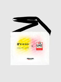 PISSEI bolsa - UAE TEAM EMIRATES - GIRO + TOUR 24 - blanco/rosa/amarillo