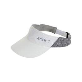 ZONE3 visera - LIGHTWEIGHT RACE VISOR  - blanco/gris