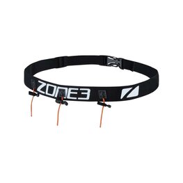 ZONE3 cinturón - RACEBELT-GEL LOOPS  - negro/blanco