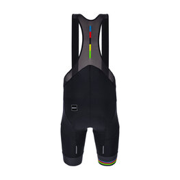 SANTINI pantalones cortos de tirantes - UCI OFFICIAL WORLD CHAMPION - negro
