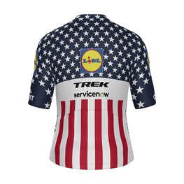 SANTINI jersey de manga corta - LIDL TREK 2026 NATIONAL CHAMPION US